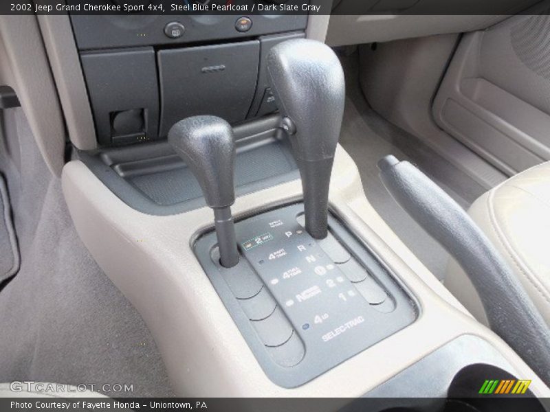 Steel Blue Pearlcoat / Dark Slate Gray 2002 Jeep Grand Cherokee Sport 4x4