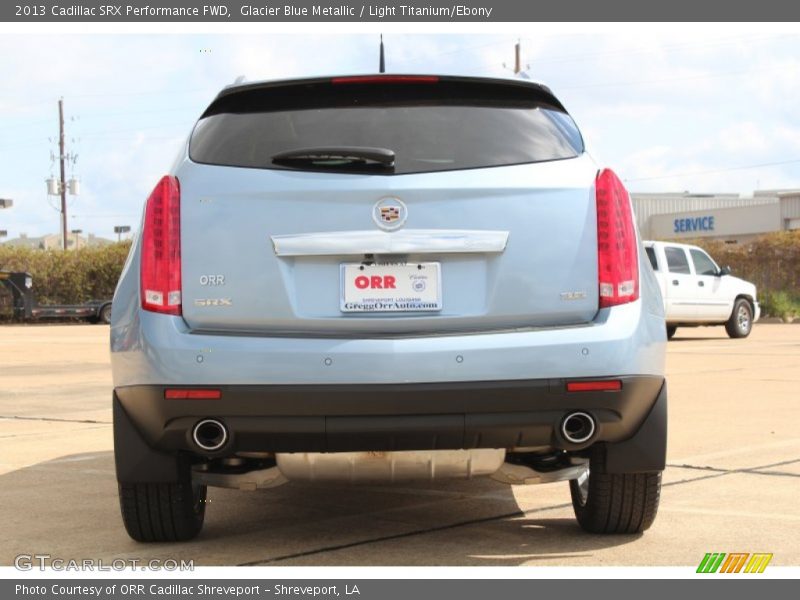 Glacier Blue Metallic / Light Titanium/Ebony 2013 Cadillac SRX Performance FWD