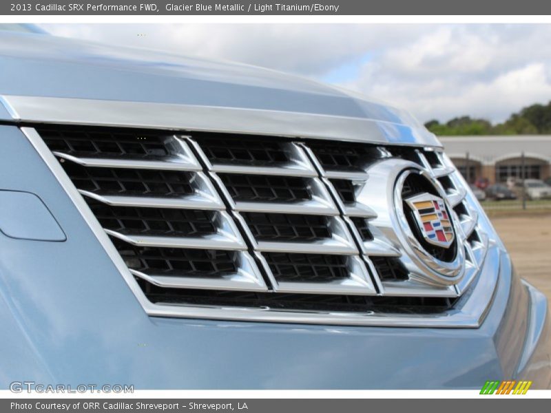 Glacier Blue Metallic / Light Titanium/Ebony 2013 Cadillac SRX Performance FWD