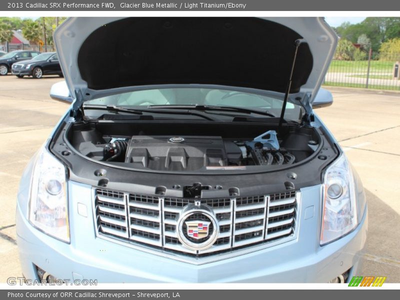 Glacier Blue Metallic / Light Titanium/Ebony 2013 Cadillac SRX Performance FWD