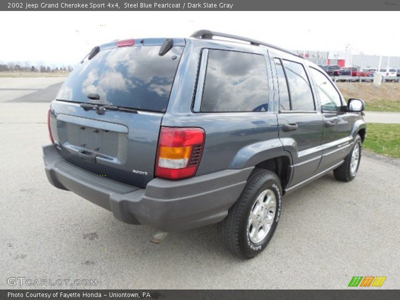 Steel Blue Pearlcoat / Dark Slate Gray 2002 Jeep Grand Cherokee Sport 4x4
