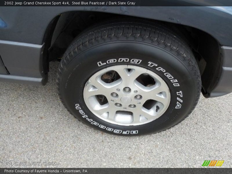 Steel Blue Pearlcoat / Dark Slate Gray 2002 Jeep Grand Cherokee Sport 4x4