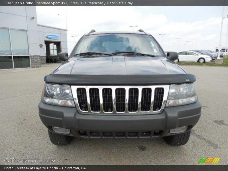 Steel Blue Pearlcoat / Dark Slate Gray 2002 Jeep Grand Cherokee Sport 4x4