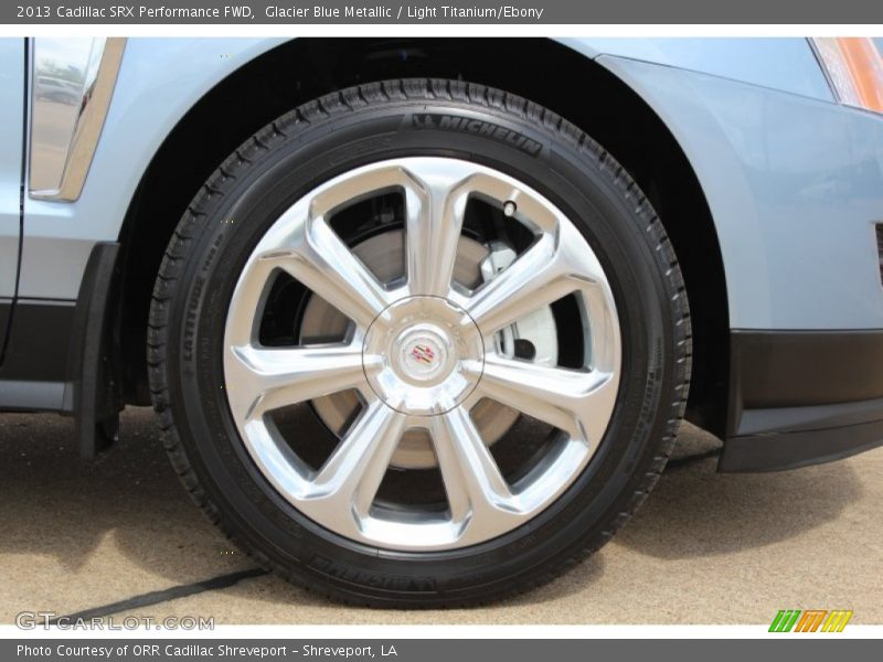 Glacier Blue Metallic / Light Titanium/Ebony 2013 Cadillac SRX Performance FWD