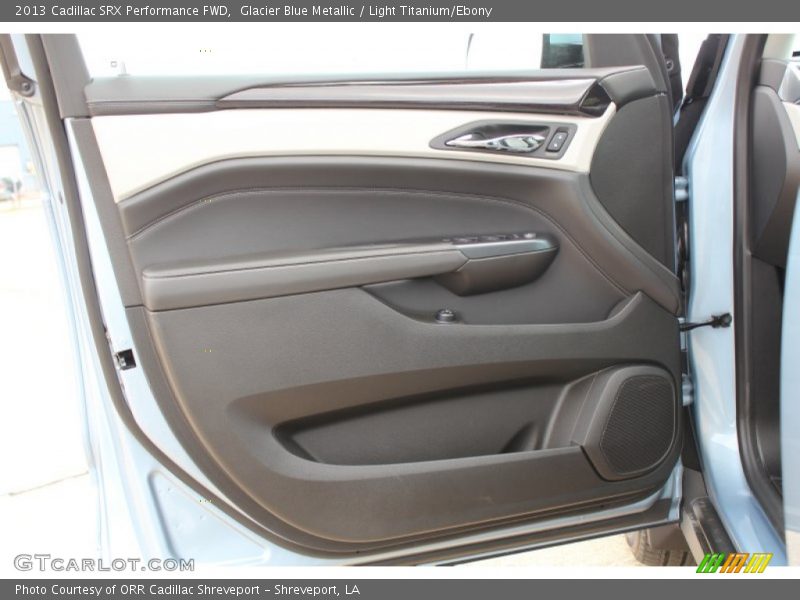 Glacier Blue Metallic / Light Titanium/Ebony 2013 Cadillac SRX Performance FWD