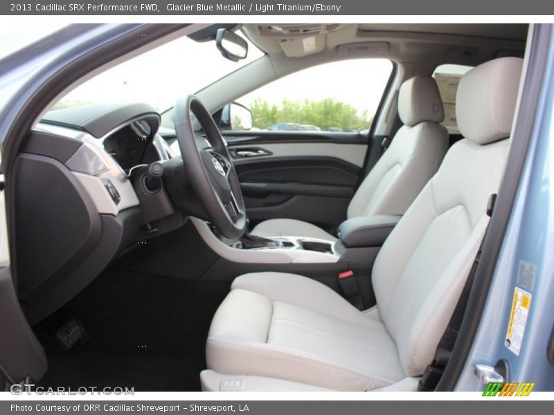 Glacier Blue Metallic / Light Titanium/Ebony 2013 Cadillac SRX Performance FWD