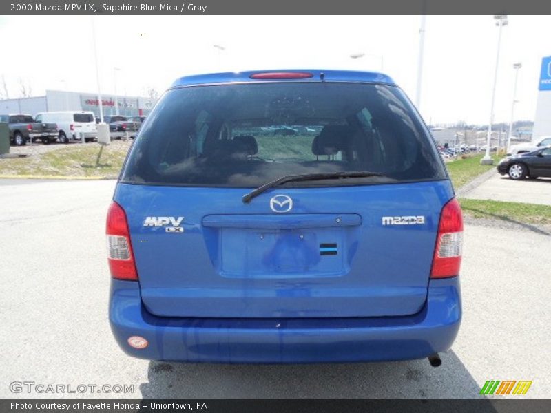 Sapphire Blue Mica / Gray 2000 Mazda MPV LX