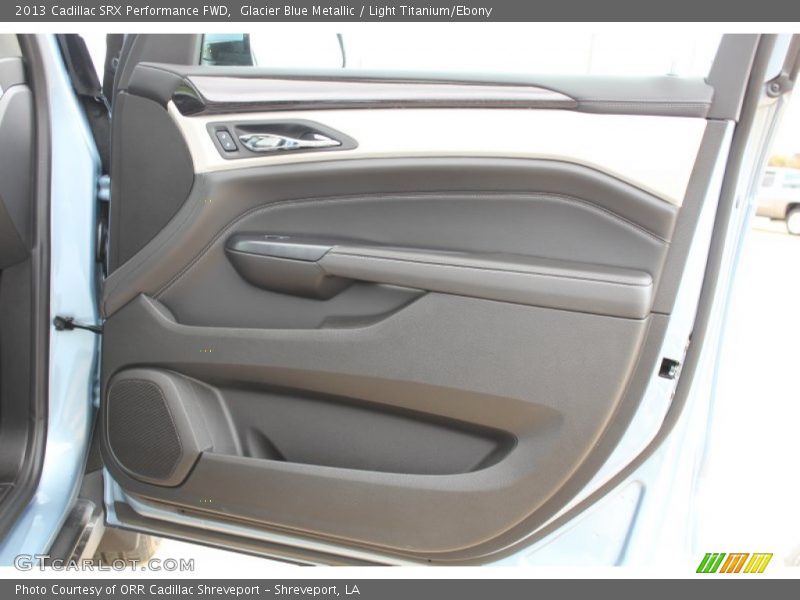 Glacier Blue Metallic / Light Titanium/Ebony 2013 Cadillac SRX Performance FWD