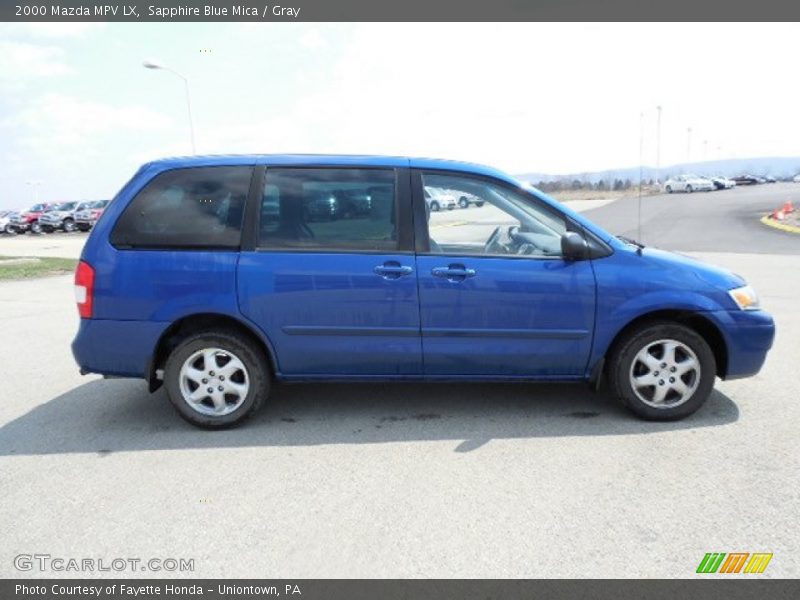 Sapphire Blue Mica / Gray 2000 Mazda MPV LX