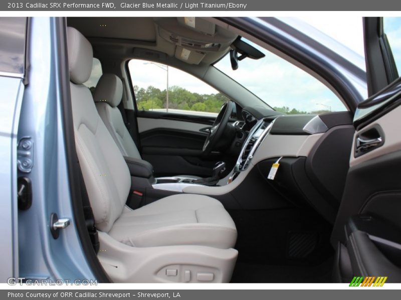 Glacier Blue Metallic / Light Titanium/Ebony 2013 Cadillac SRX Performance FWD