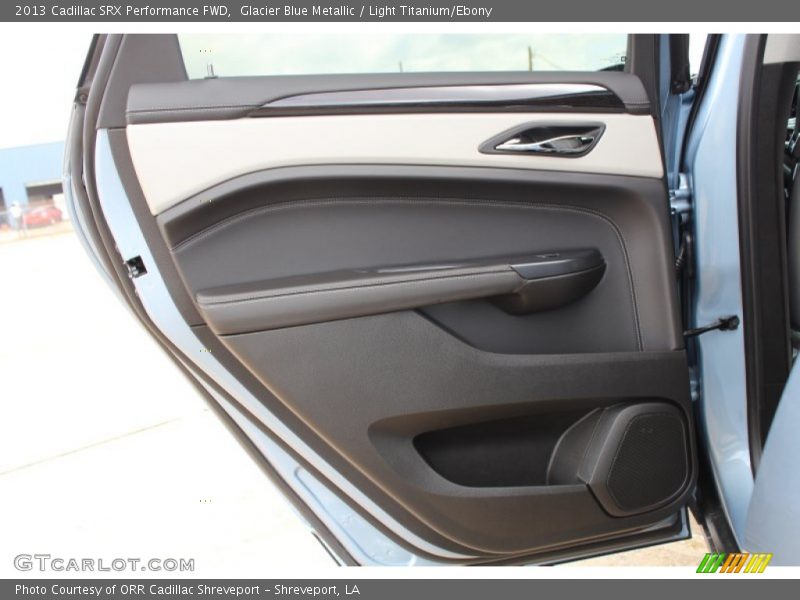 Glacier Blue Metallic / Light Titanium/Ebony 2013 Cadillac SRX Performance FWD