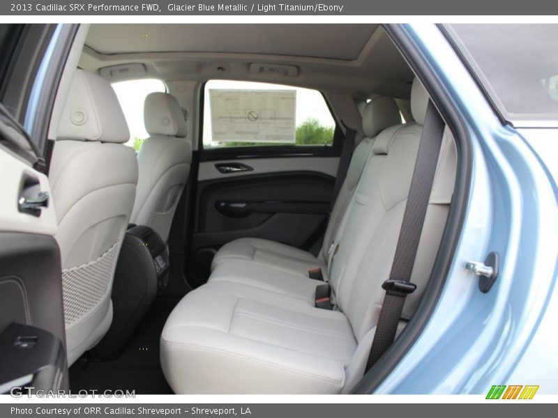 Glacier Blue Metallic / Light Titanium/Ebony 2013 Cadillac SRX Performance FWD