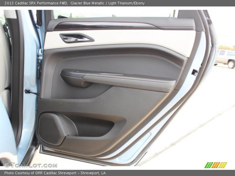 Glacier Blue Metallic / Light Titanium/Ebony 2013 Cadillac SRX Performance FWD
