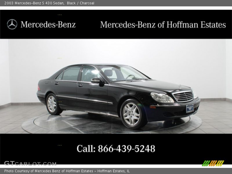 Black / Charcoal 2003 Mercedes-Benz S 430 Sedan