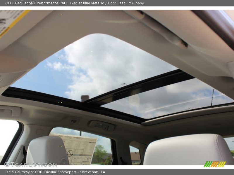 Glacier Blue Metallic / Light Titanium/Ebony 2013 Cadillac SRX Performance FWD
