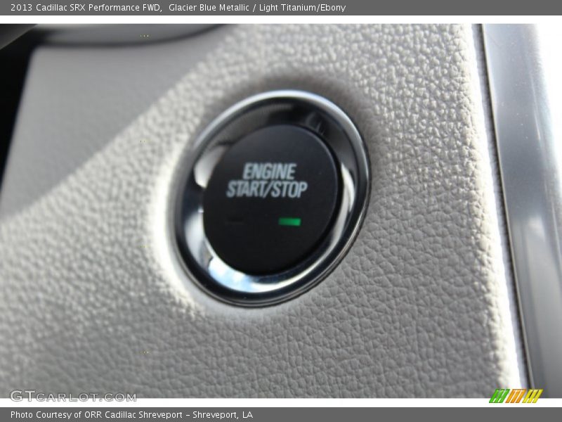 Glacier Blue Metallic / Light Titanium/Ebony 2013 Cadillac SRX Performance FWD