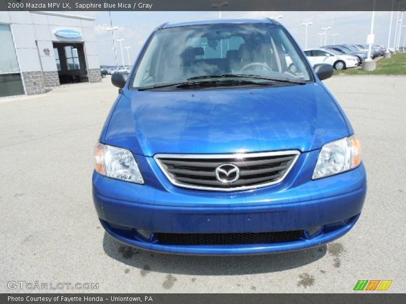 Sapphire Blue Mica / Gray 2000 Mazda MPV LX