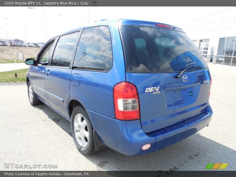 Sapphire Blue Mica / Gray 2000 Mazda MPV LX