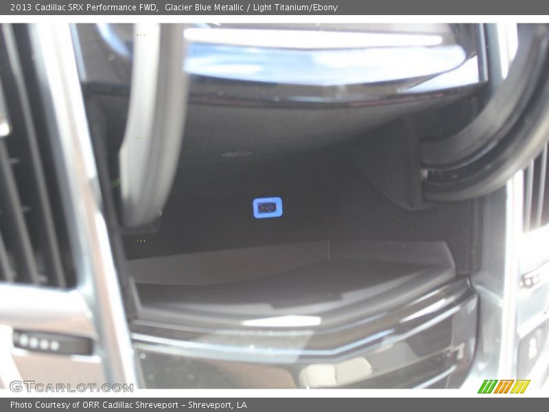 Glacier Blue Metallic / Light Titanium/Ebony 2013 Cadillac SRX Performance FWD