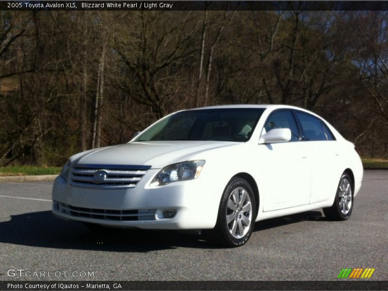 Blizzard White Pearl / Light Gray 2005 Toyota Avalon XLS