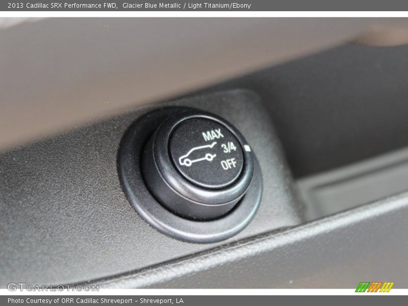 Glacier Blue Metallic / Light Titanium/Ebony 2013 Cadillac SRX Performance FWD