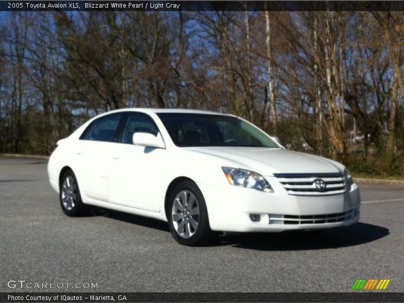 Blizzard White Pearl / Light Gray 2005 Toyota Avalon XLS