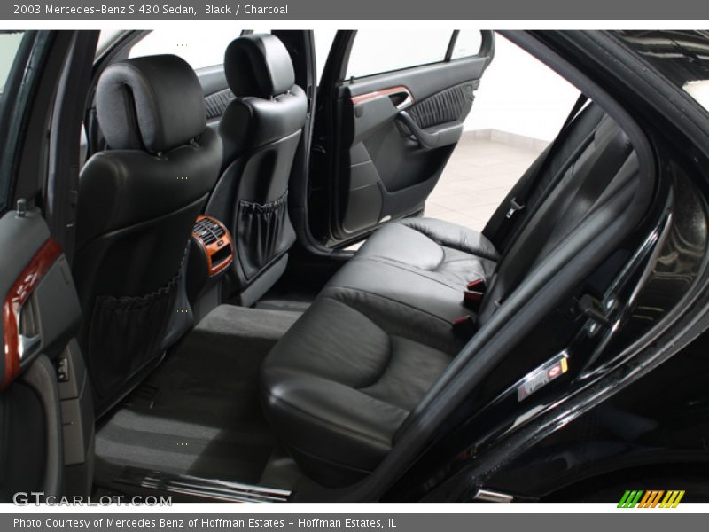 Rear Seat of 2003 S 430 Sedan