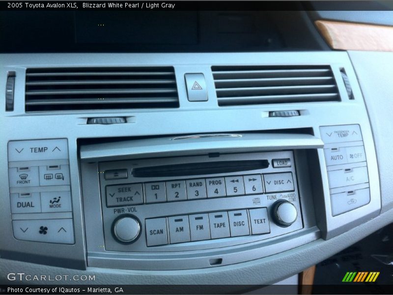 Blizzard White Pearl / Light Gray 2005 Toyota Avalon XLS