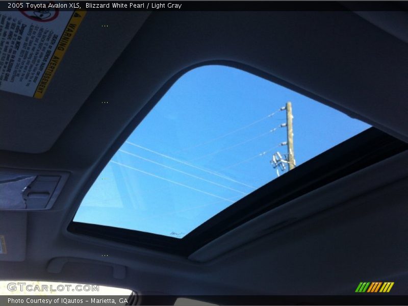 Blizzard White Pearl / Light Gray 2005 Toyota Avalon XLS