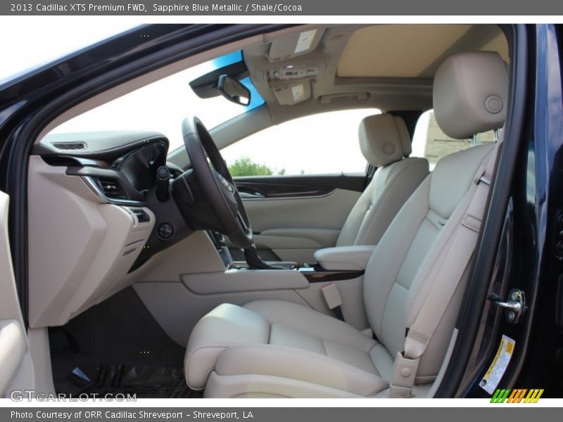 Sapphire Blue Metallic / Shale/Cocoa 2013 Cadillac XTS Premium FWD