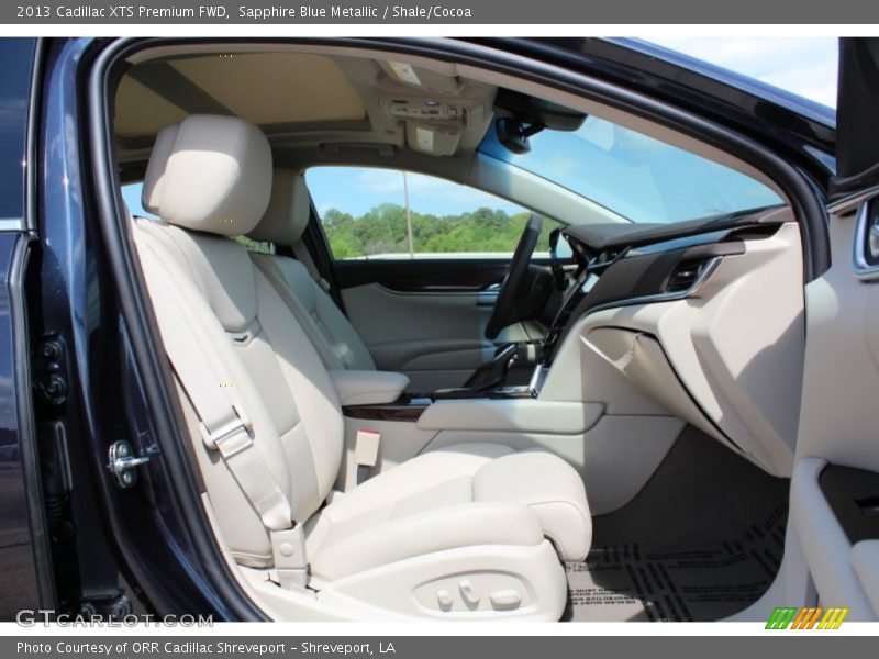 Sapphire Blue Metallic / Shale/Cocoa 2013 Cadillac XTS Premium FWD