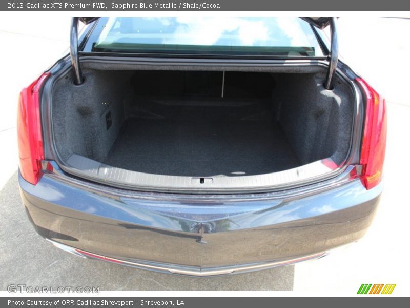 Sapphire Blue Metallic / Shale/Cocoa 2013 Cadillac XTS Premium FWD