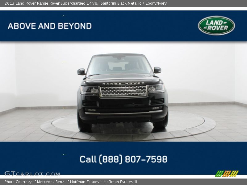 Santorini Black Metallic / Ebony/Ivory 2013 Land Rover Range Rover Supercharged LR V8