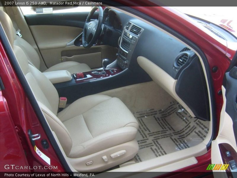 Matador Red Mica / Cashmere 2007 Lexus IS 250 AWD
