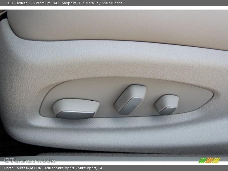Sapphire Blue Metallic / Shale/Cocoa 2013 Cadillac XTS Premium FWD