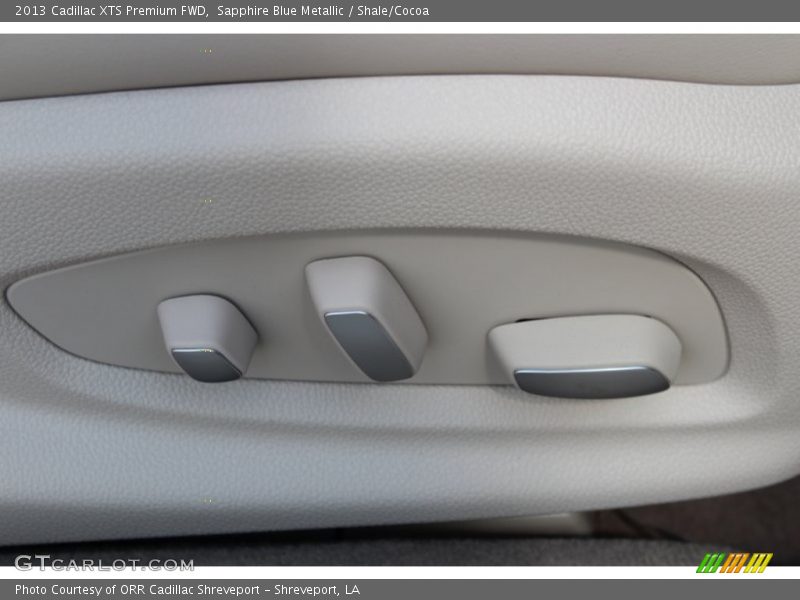 Sapphire Blue Metallic / Shale/Cocoa 2013 Cadillac XTS Premium FWD