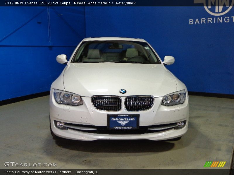 Mineral White Metallic / Oyster/Black 2012 BMW 3 Series 328i xDrive Coupe