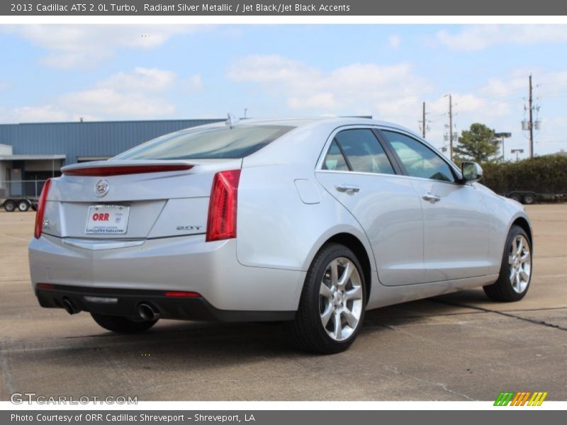 Radiant Silver Metallic / Jet Black/Jet Black Accents 2013 Cadillac ATS 2.0L Turbo
