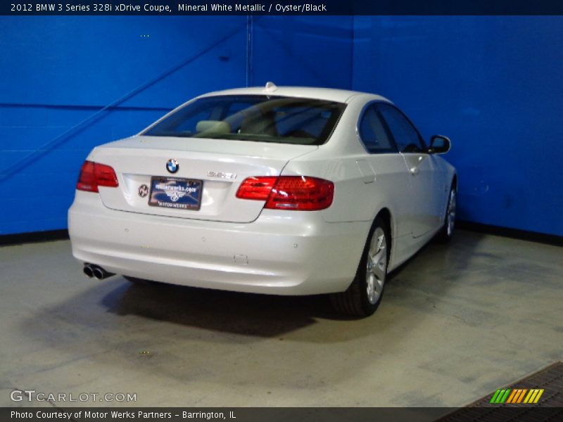 Mineral White Metallic / Oyster/Black 2012 BMW 3 Series 328i xDrive Coupe