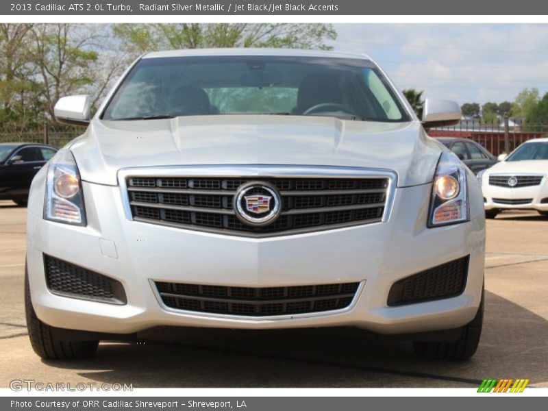 Radiant Silver Metallic / Jet Black/Jet Black Accents 2013 Cadillac ATS 2.0L Turbo