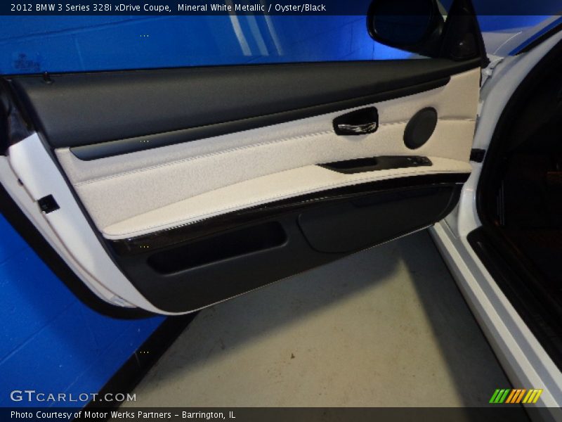 Mineral White Metallic / Oyster/Black 2012 BMW 3 Series 328i xDrive Coupe