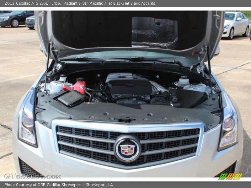 Radiant Silver Metallic / Jet Black/Jet Black Accents 2013 Cadillac ATS 2.0L Turbo