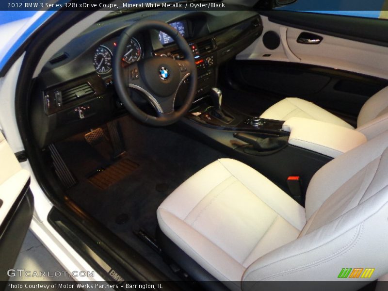 Mineral White Metallic / Oyster/Black 2012 BMW 3 Series 328i xDrive Coupe