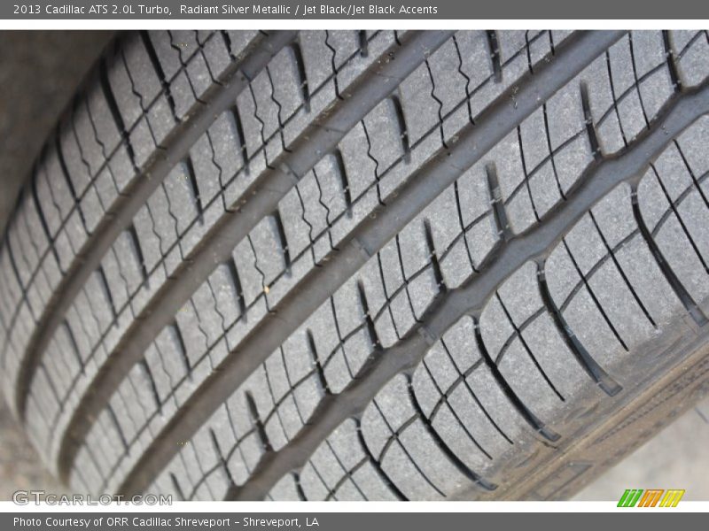 Radiant Silver Metallic / Jet Black/Jet Black Accents 2013 Cadillac ATS 2.0L Turbo