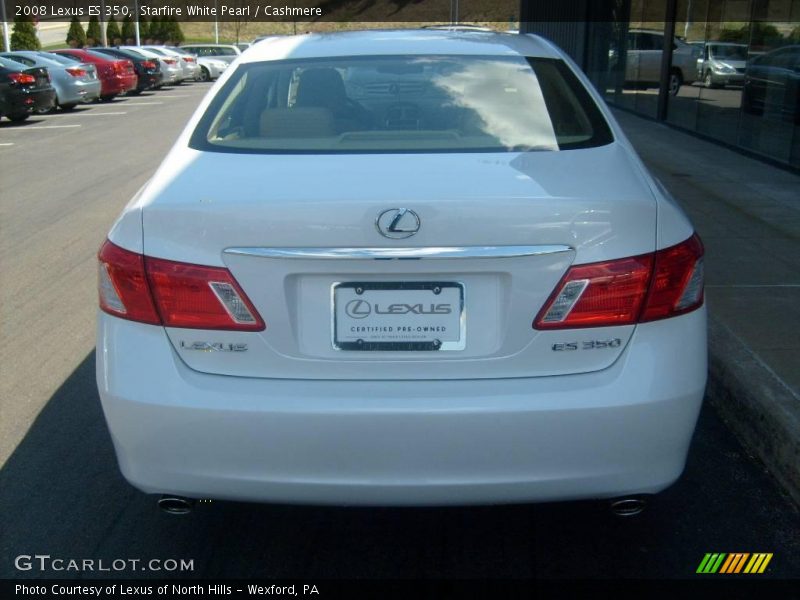 Starfire White Pearl / Cashmere 2008 Lexus ES 350