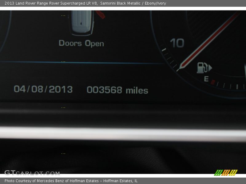 Santorini Black Metallic / Ebony/Ivory 2013 Land Rover Range Rover Supercharged LR V8