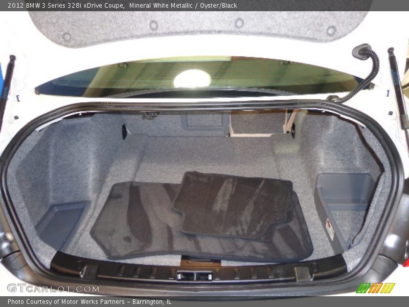 Mineral White Metallic / Oyster/Black 2012 BMW 3 Series 328i xDrive Coupe