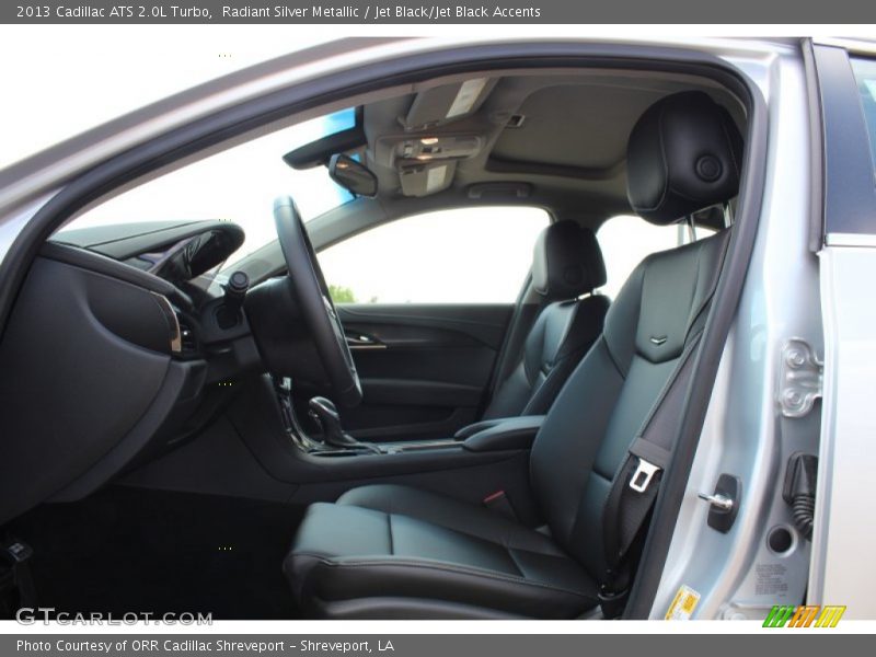 Radiant Silver Metallic / Jet Black/Jet Black Accents 2013 Cadillac ATS 2.0L Turbo