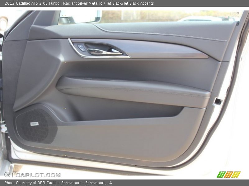 Radiant Silver Metallic / Jet Black/Jet Black Accents 2013 Cadillac ATS 2.0L Turbo