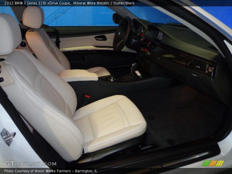 Mineral White Metallic / Oyster/Black 2012 BMW 3 Series 328i xDrive Coupe